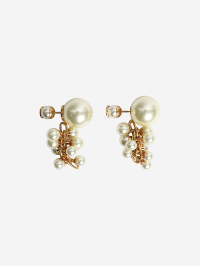 Gold pearl drop earrings Earrings Dior 