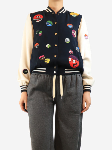 Navy Archive Monster bomber jacket - size UK 12 product image