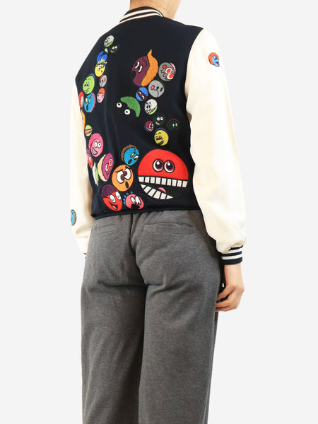 Navy Archive Monster bomber jacket - size UK 12 alternate image