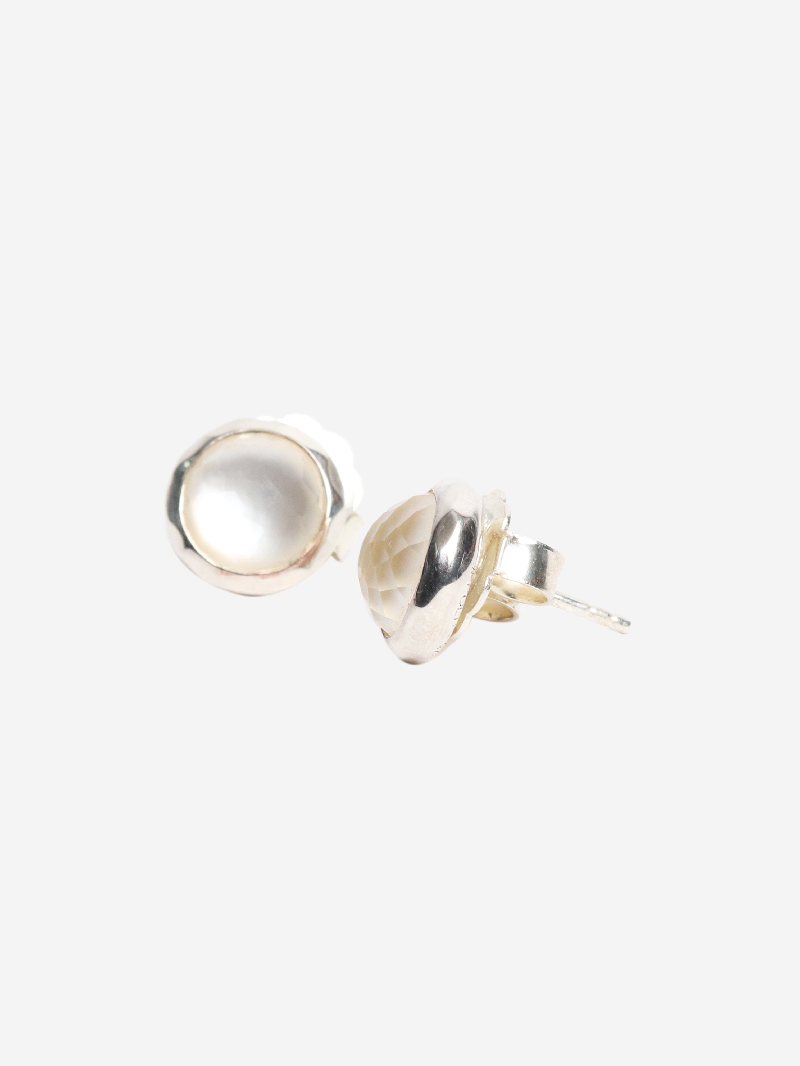 Silver mother of pearl stud earrings Earrings Ippolita 