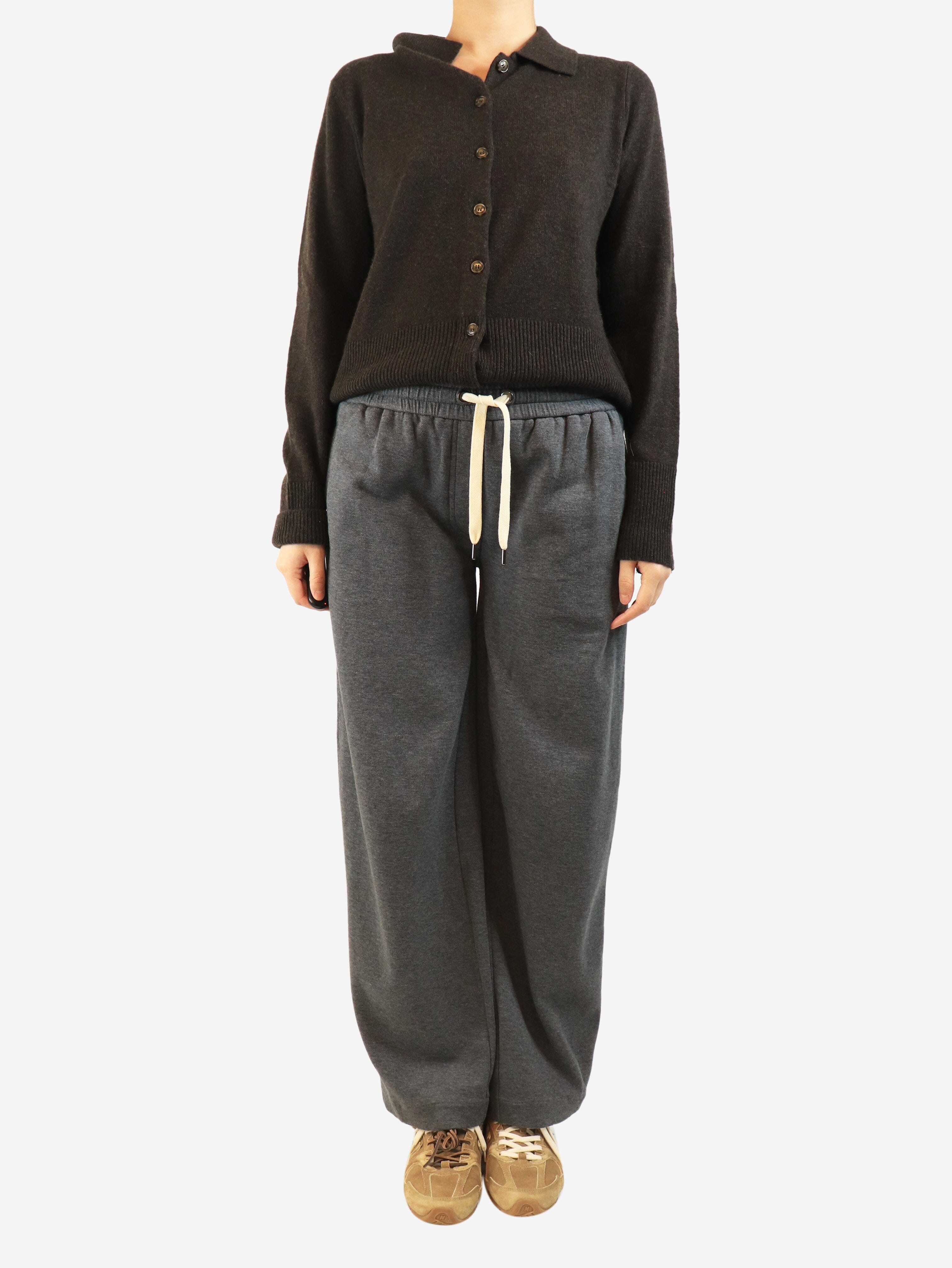 Grey elasticated joggers - size S Trousers Brunello Cucinelli 