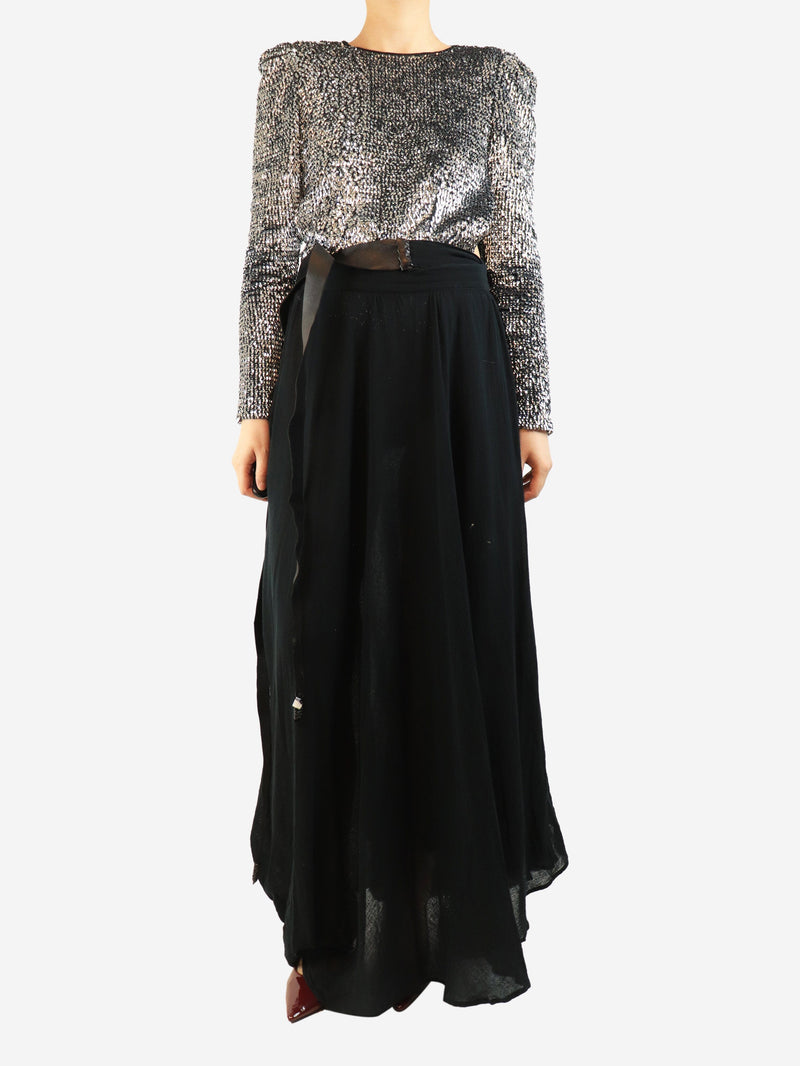 Black wrap skirt - One size Skirts Caravana 
