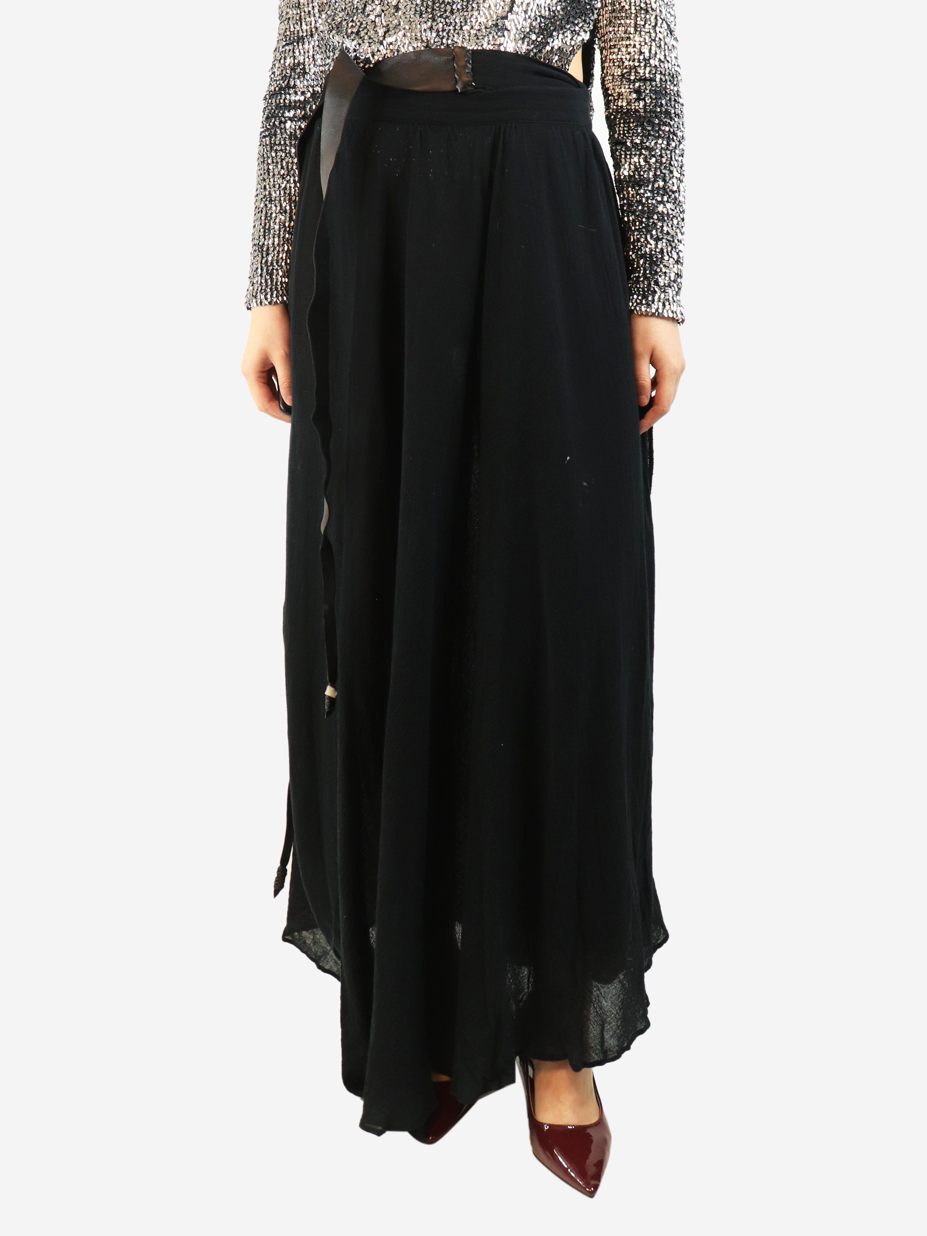 Black wrap skirt - One size Skirts Caravana 
