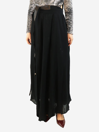 Black wrap skirt - One size Skirts Caravana 