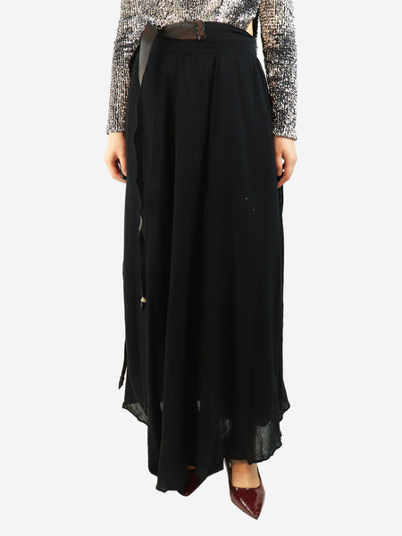 Black wrap skirt - One size product image