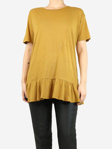 Dries Van Noten Yellow peplum top - size S