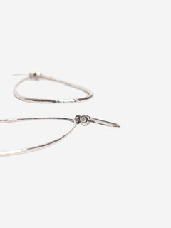 Silver wavy teardrop earrings Jewellery Ippolita 