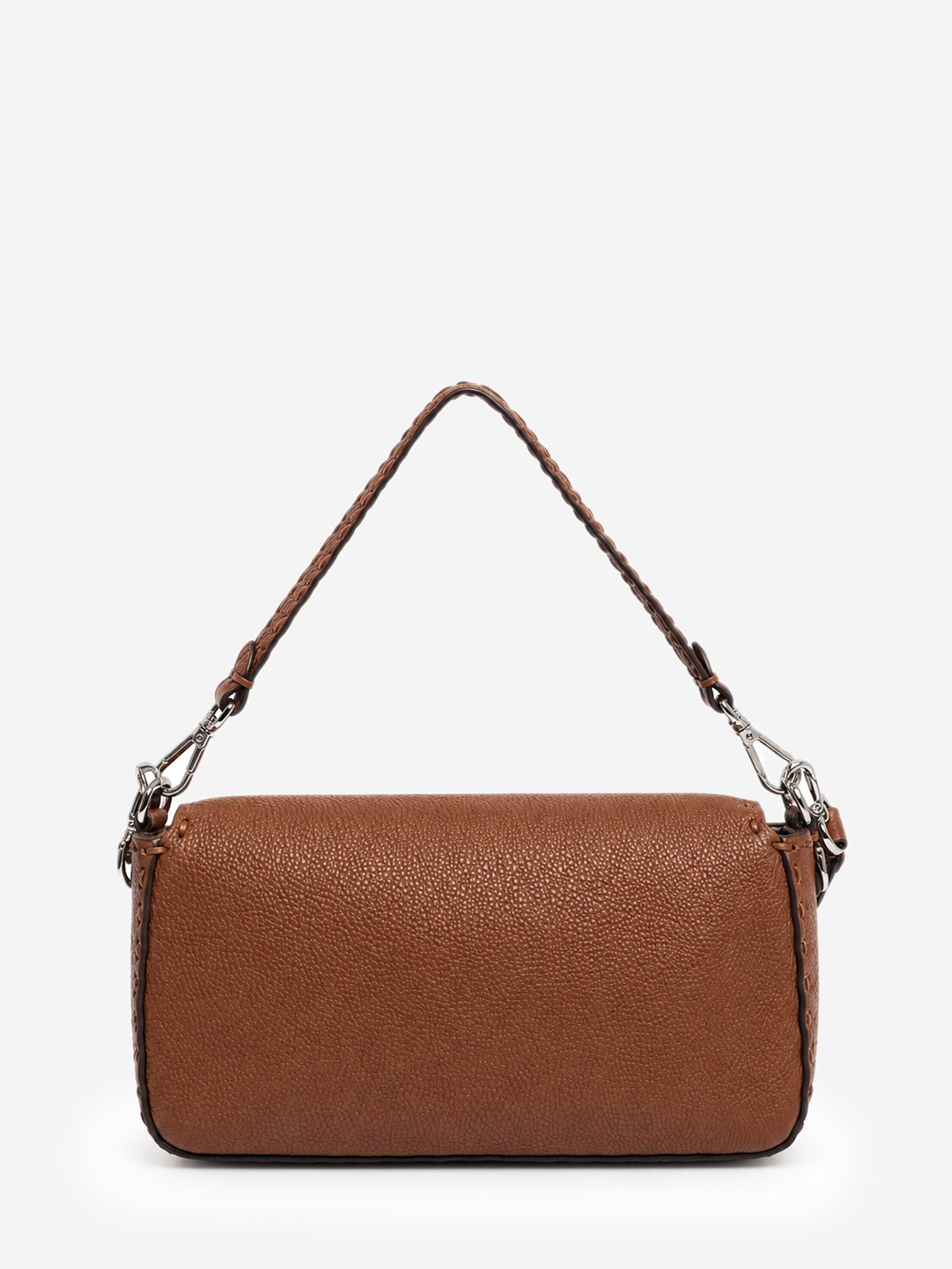 Fendi brown Cuoio Romano leather Selleria Baguette bag - view 6