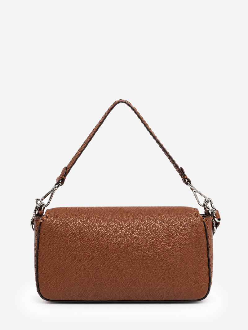 Fendi brown Cuoio Romano leather Selleria Baguette bag - view 6