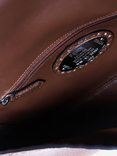 Fendi brown Cuoio Romano leather Selleria Baguette bag - view 11
