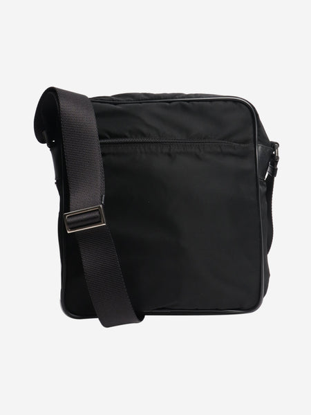 Black nylon cross-body bag product image