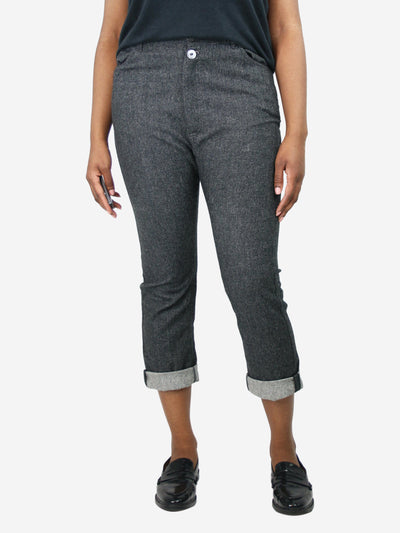 Grey wool jeans - size M Trousers Album Di Famiglia 