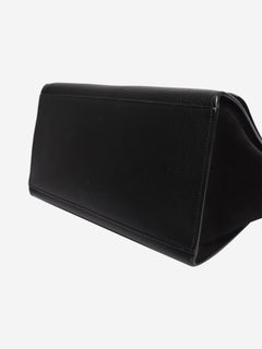 Black leather and suede Trapeze bag Shoulder bags Celine 