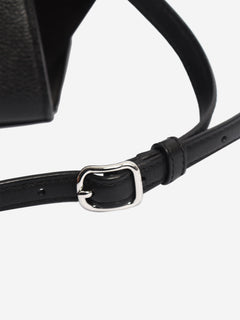 Black leather and suede Trapeze bag Shoulder bags Celine 