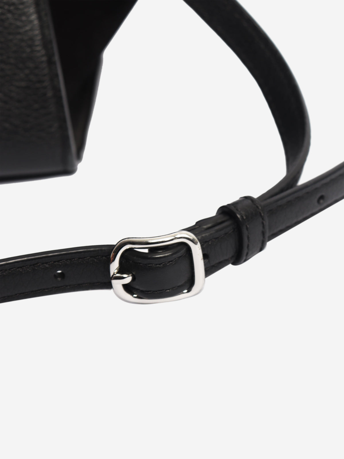 Black leather and suede Trapeze bag Shoulder bags Celine 