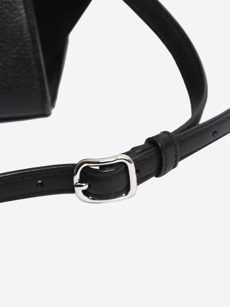 Black leather and suede Trapeze bag Shoulder bags Celine 