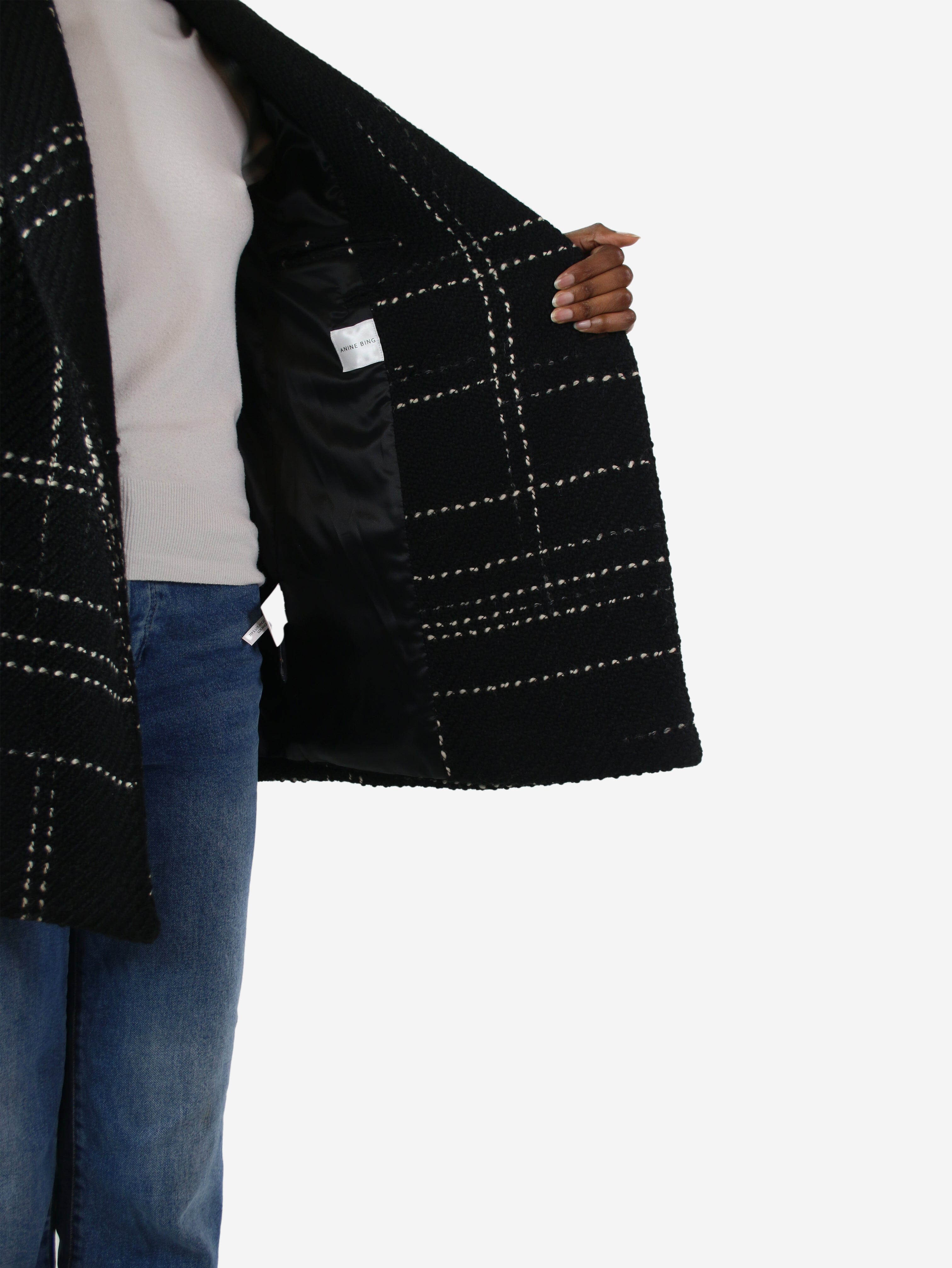Black double-breasted wool-blend jacket - size XS Coats & Jackets Anine Bing 