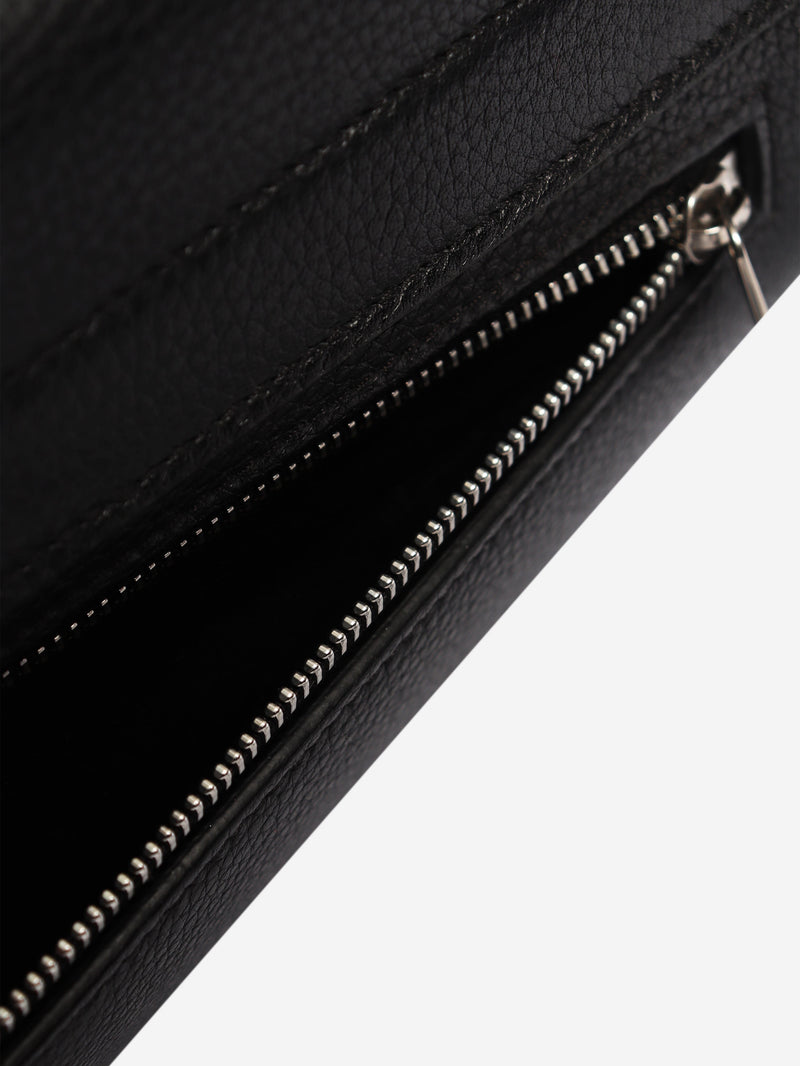 Black leather and suede Trapeze bag Shoulder bags Celine 