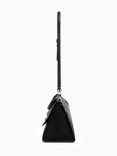 Black leather and suede Trapeze bag Shoulder bags Celine 