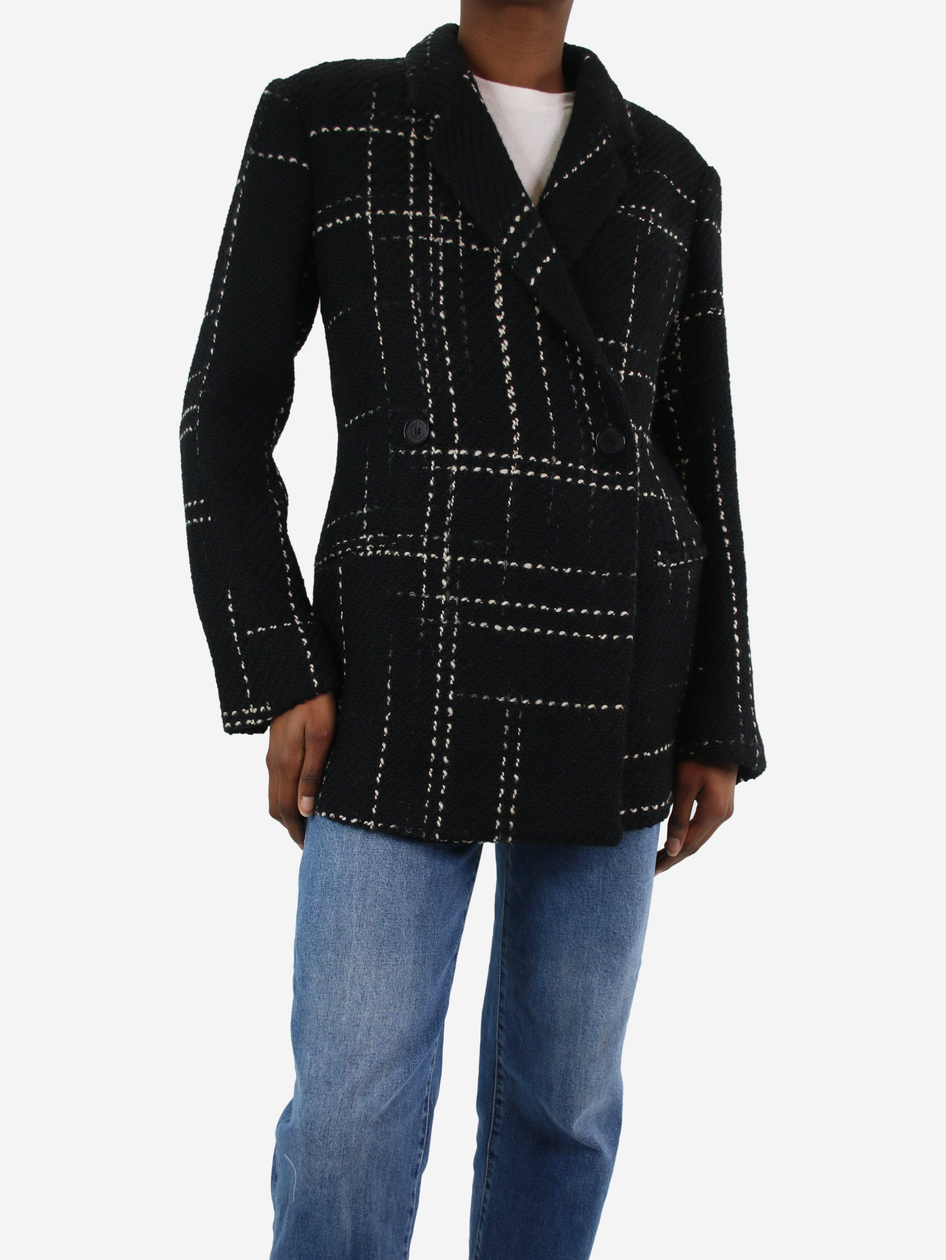 Black double-breasted wool-blend jacket - size XS Coats & Jackets Anine Bing 