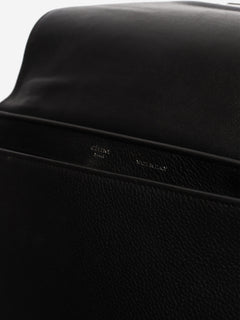 Black leather and suede Trapeze bag Shoulder bags Celine 