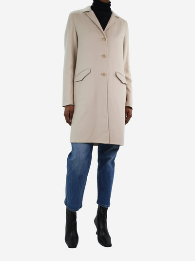 Neutral cashmere lightweight coat - size IT 40 Coats & Jackets Loro Piana 
