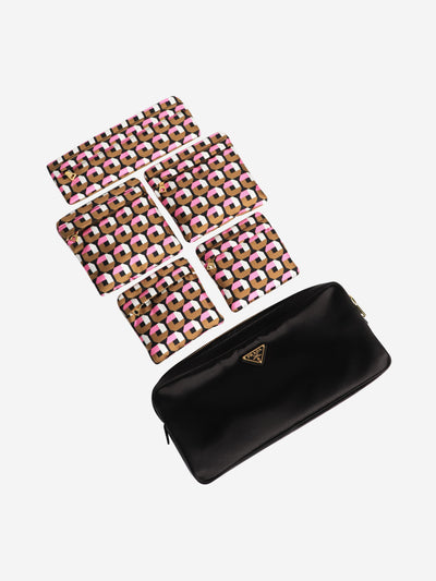 Prada Black satin vanity bag Clutch bags Prada 