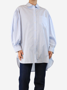 Simone Rocha Blue and white striped shirt - size UK 10