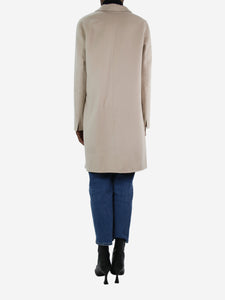 Loro Piana Neutral cashmere lightweight coat - size IT 40