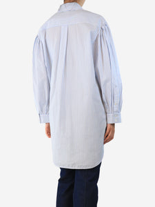 Simone Rocha Blue and white striped shirt - size UK 10