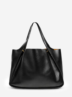 Black Alter Mat perforated Logo tote bag Tote Bags Stella McCartney 