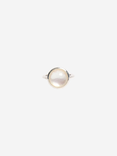 Silver mother of pearl ring Jewellery Ippolita 