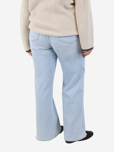Frame Light blue Le Slim Palazzo jeans - size UK 12