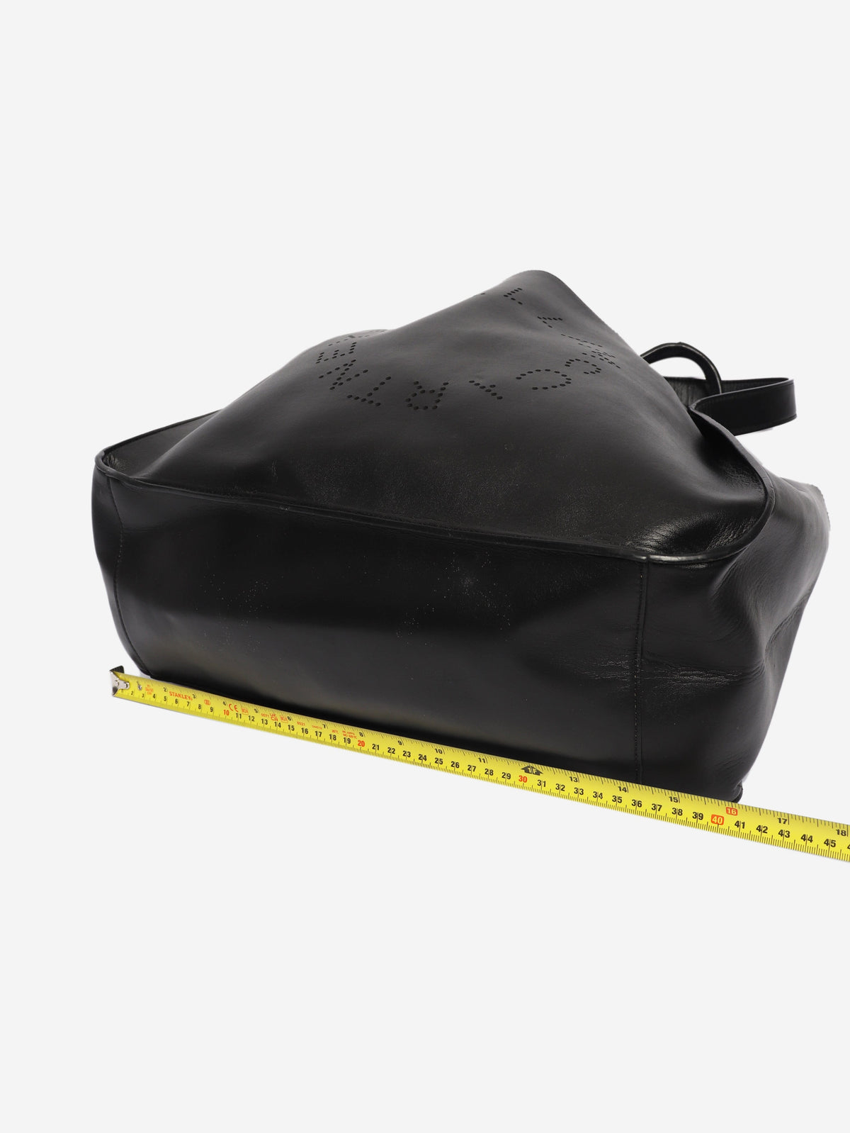 Black Alter Mat perforated Logo tote bag Tote Bags Stella McCartney 