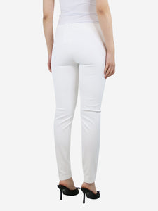 Joseph White stretch slim-leg trousers - size UK 14