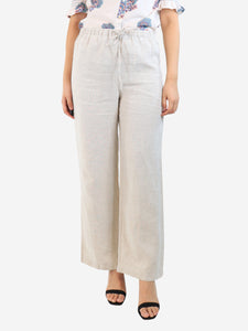 Reformation Beige linen trousers - size S