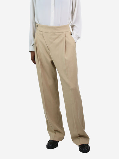 Neutral wool-blend trousers - size XS Trousers CAES 
