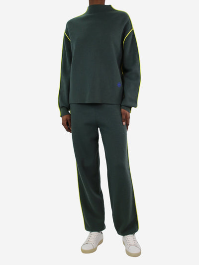 Dark green jumper and knit trouser set - size XS Sets Tory Burch 