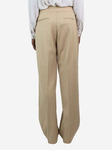 CAES Neutral wool-blend trousers - size XS