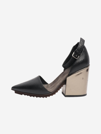 Black leather pointed-toe pumps - size EU 38 Heels Brunello Cucinelli 