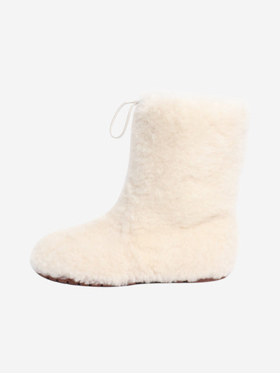 Quinn shearling boots - size EU 38 (UK 5) Shoes Loro Piana 