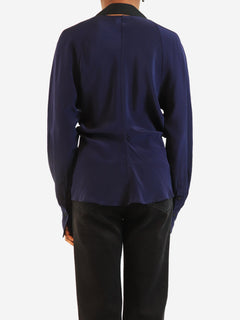 Blue silk shirt - size XS Tops Victoria Beckham 