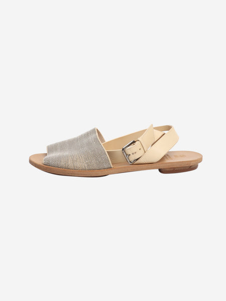 Neutral diamante sandals - size EU 37 product image