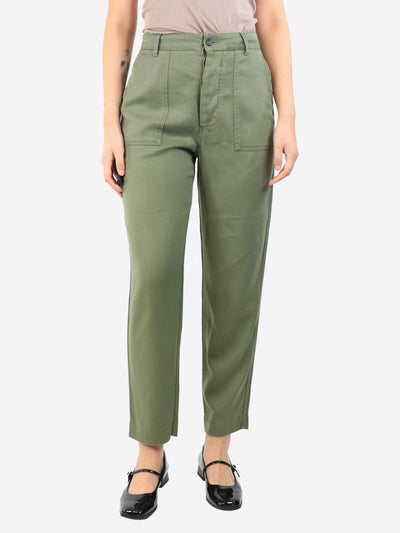 Military green trousers - size UK 8 Trousers Officine Generale 