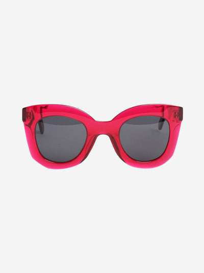 Pink cat eye sunglasses