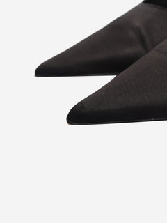 Black satin slingback pumps - size EU 38 Heels Toteme 