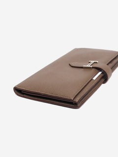 Etoupe Epsom leather Bearn wallet Wallet Hermes 
