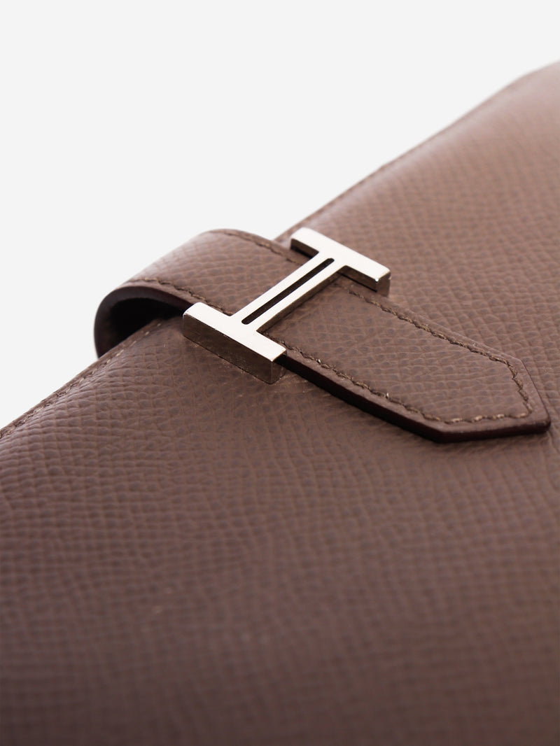 Etoupe Epsom leather Bearn wallet Wallet Hermes 