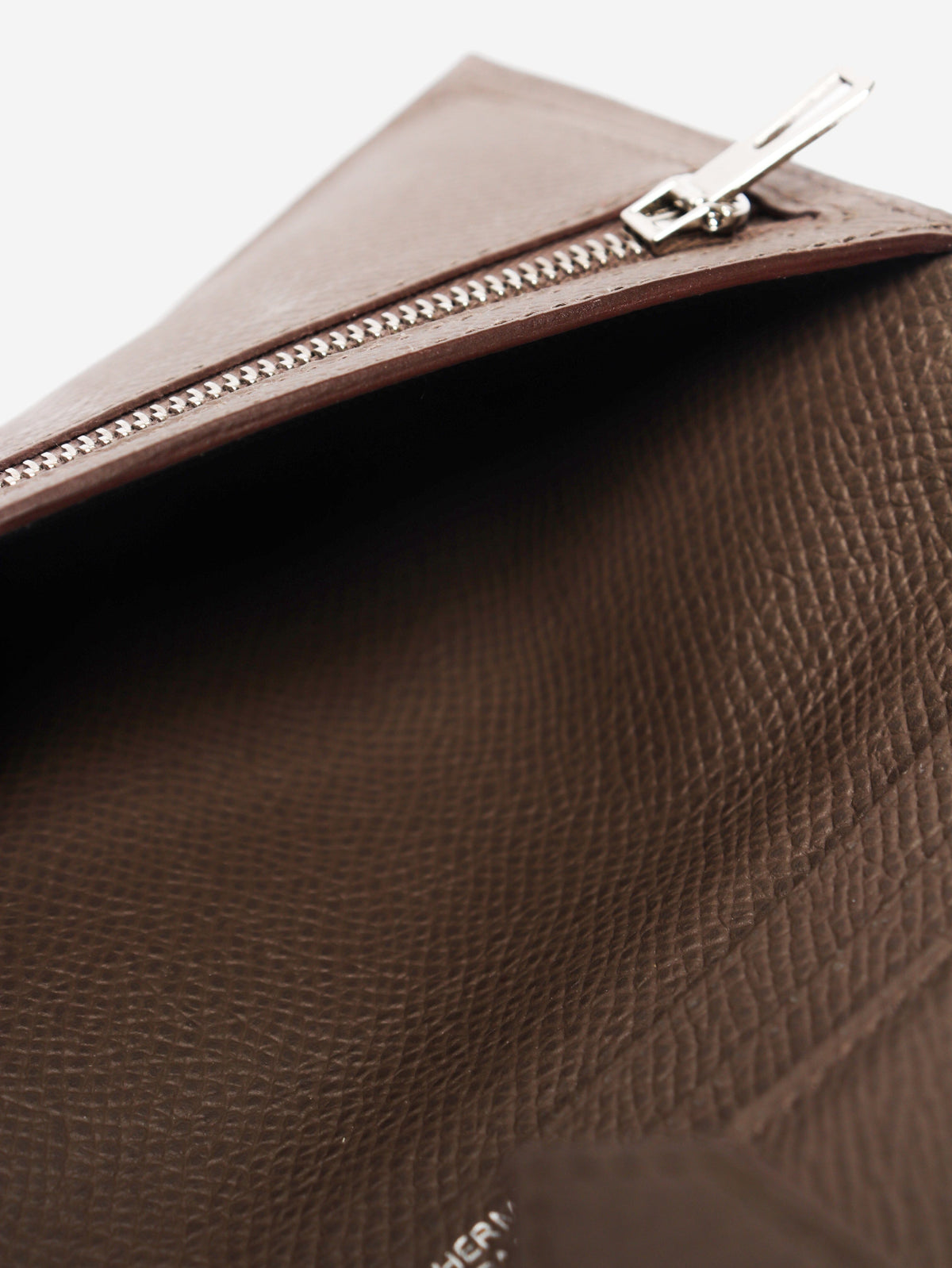 Etoupe Epsom leather Bearn wallet Wallet Hermes 