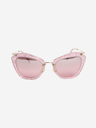 Pink sparkly sunglasses